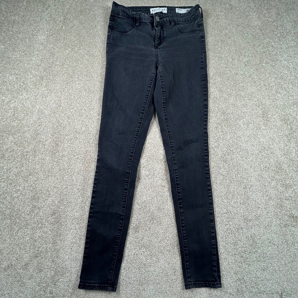 Bullhead Denim Co Womens Low Rise Jegging Black Skinny Jeans Size 26